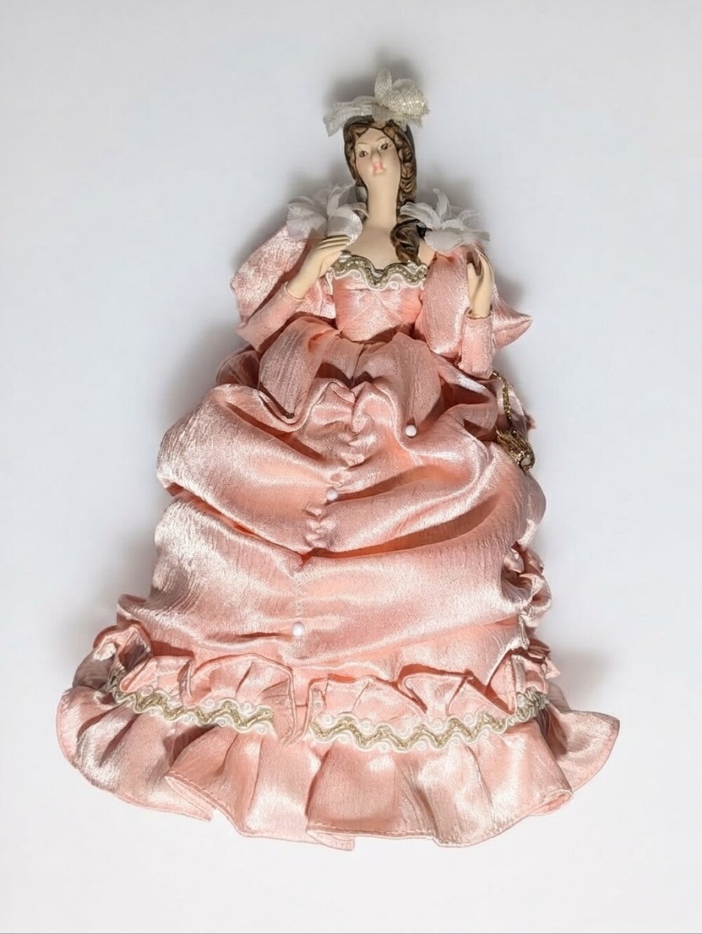 Vintage 8" Porcelain Wind-Up Musical Doll - Waltz of the Flowers